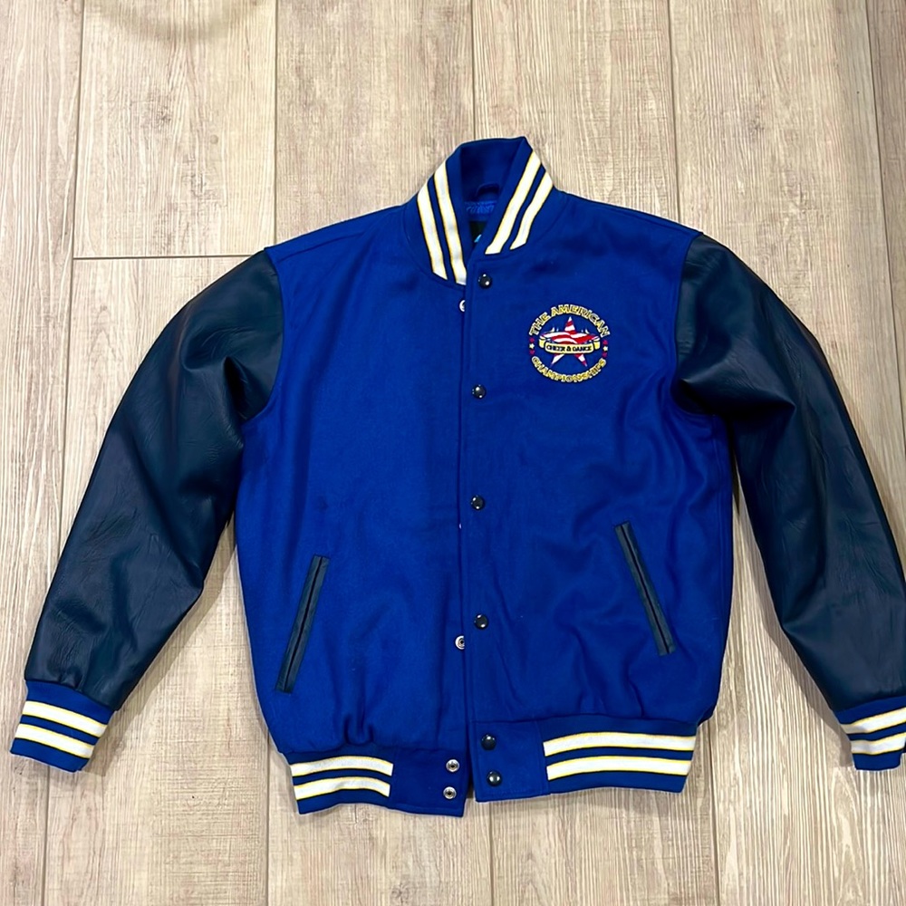 NWOT! Varsity Cheer American Grand Bomber Jacket - National Champion Cheerleader